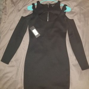 Sexy Black Marciano Cutout Dress